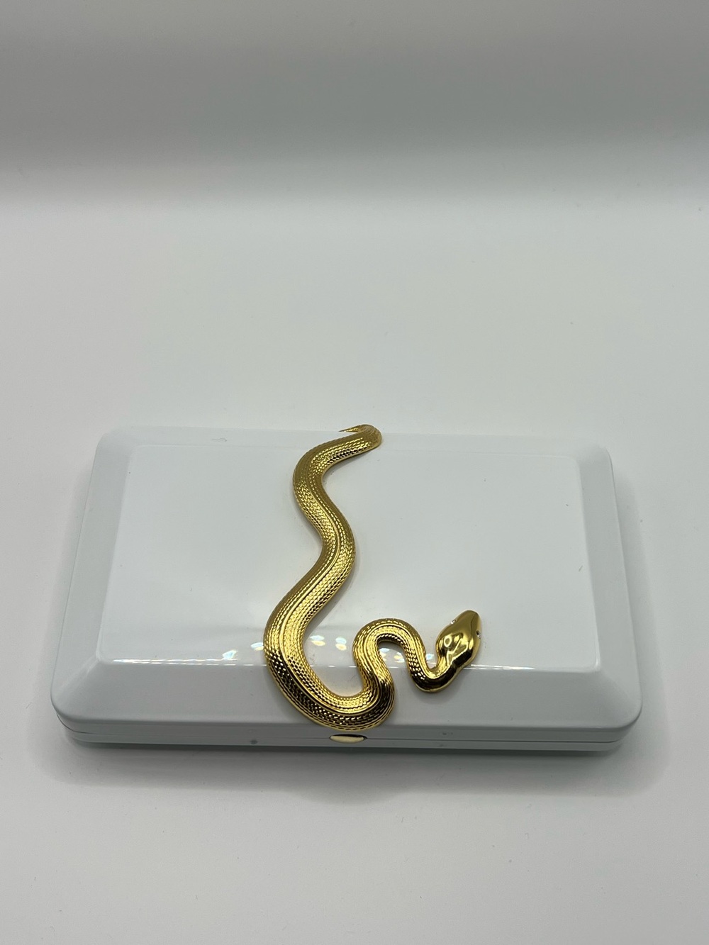 Kilian The Dawn Snake Metal Clutch Swarovski Crystal Eyes